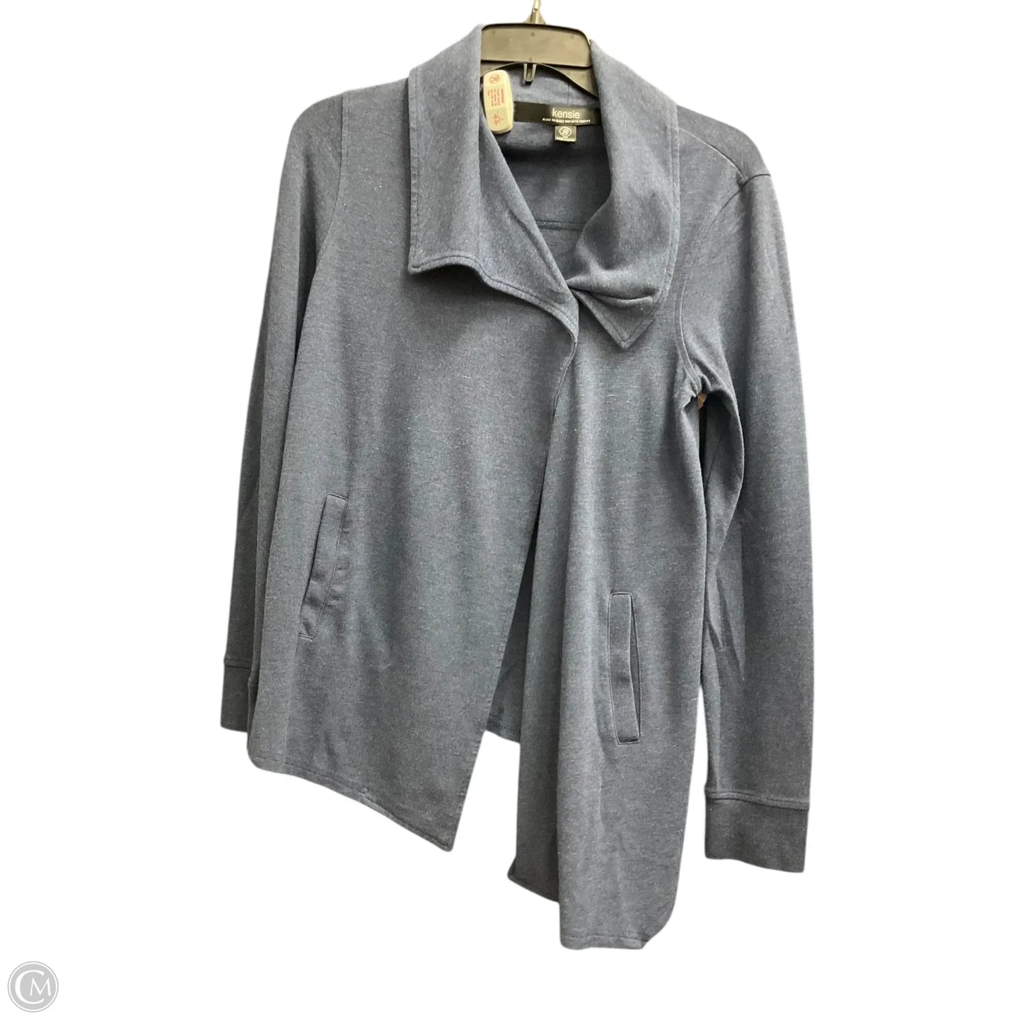 Cardigan By Kensie In Blue & Brown, Size: S