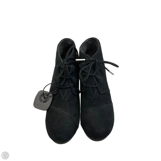 Boots Ankle Heels By Toms In Black, Size: 6
