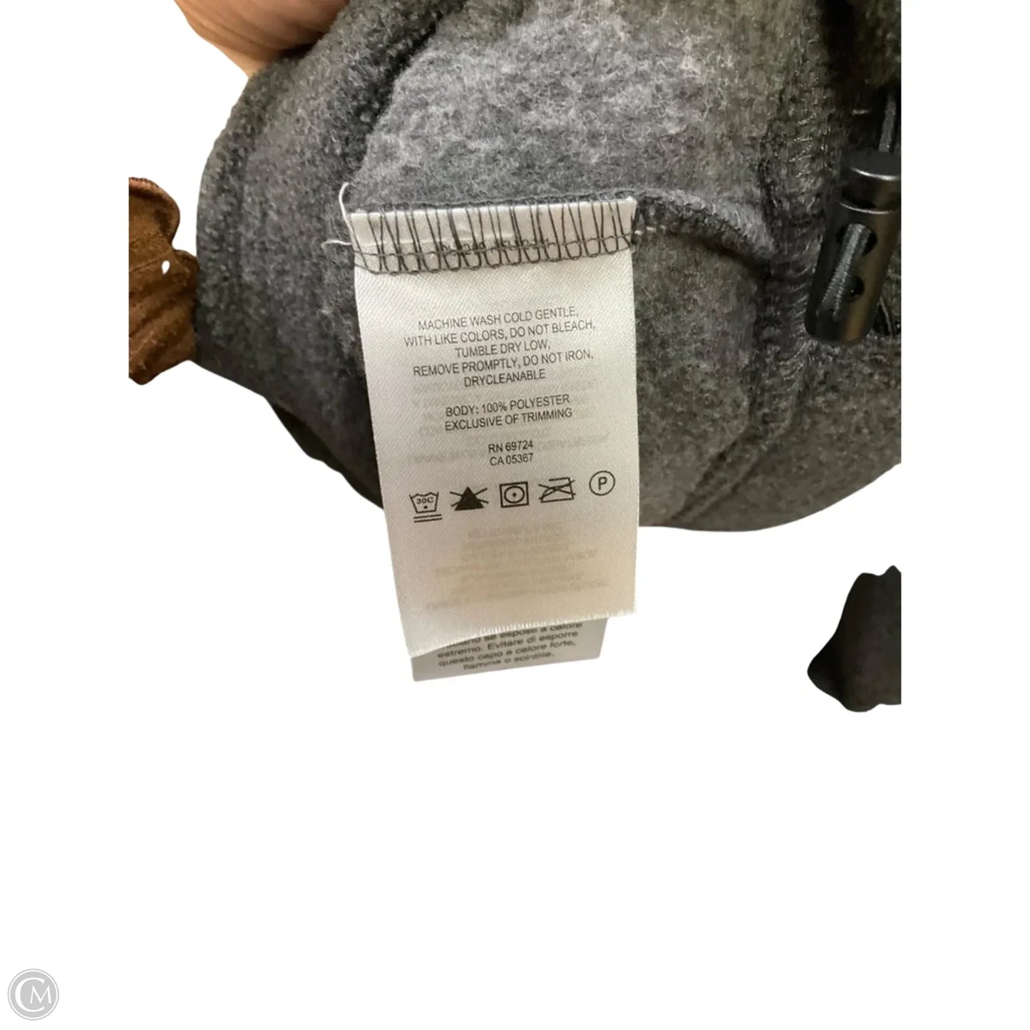 Athletic Jacket By Columbia In Grey, Size: M