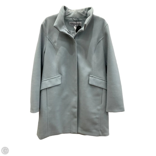 Coat Parka By Nine West In Blue, Size: L