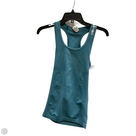Athletic Tank Top By Gym Shark In Blue, Size: 4