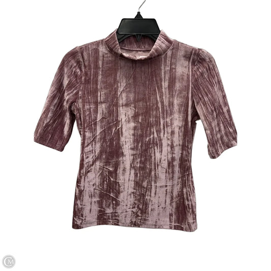 Top Short Sleeve By Pilcro In Mauve, Size: Xs