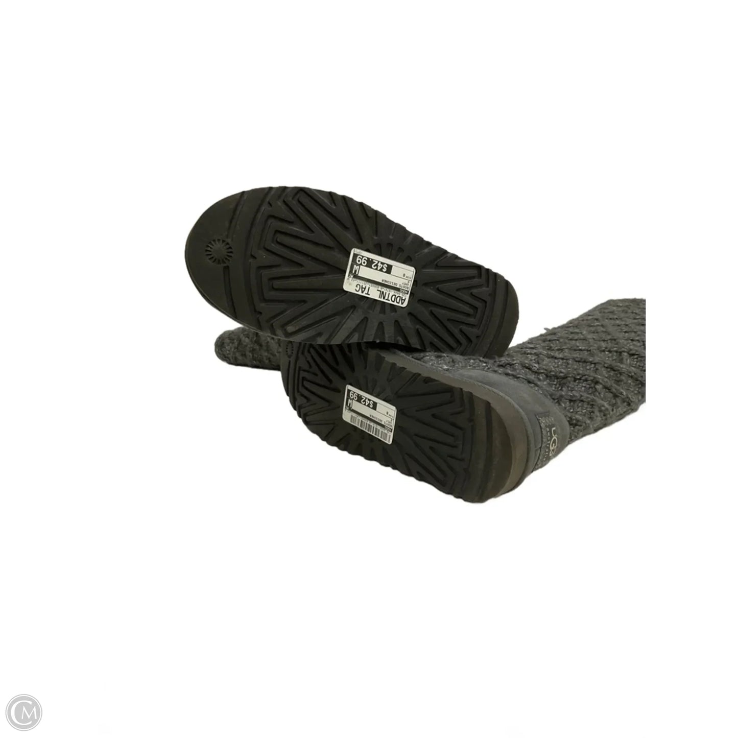 Boots Designer By Ugg In Grey, Size: 8