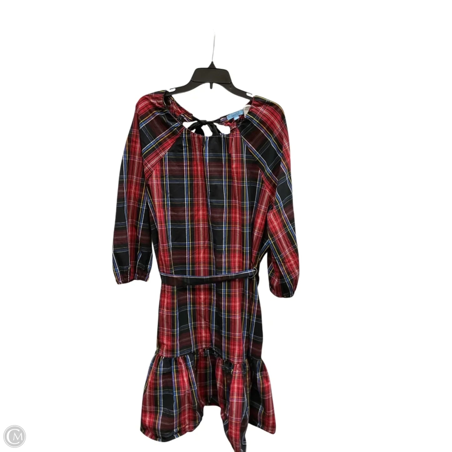 Dress Party Midi By Draper James In Plaid Pattern, Size: Xxl