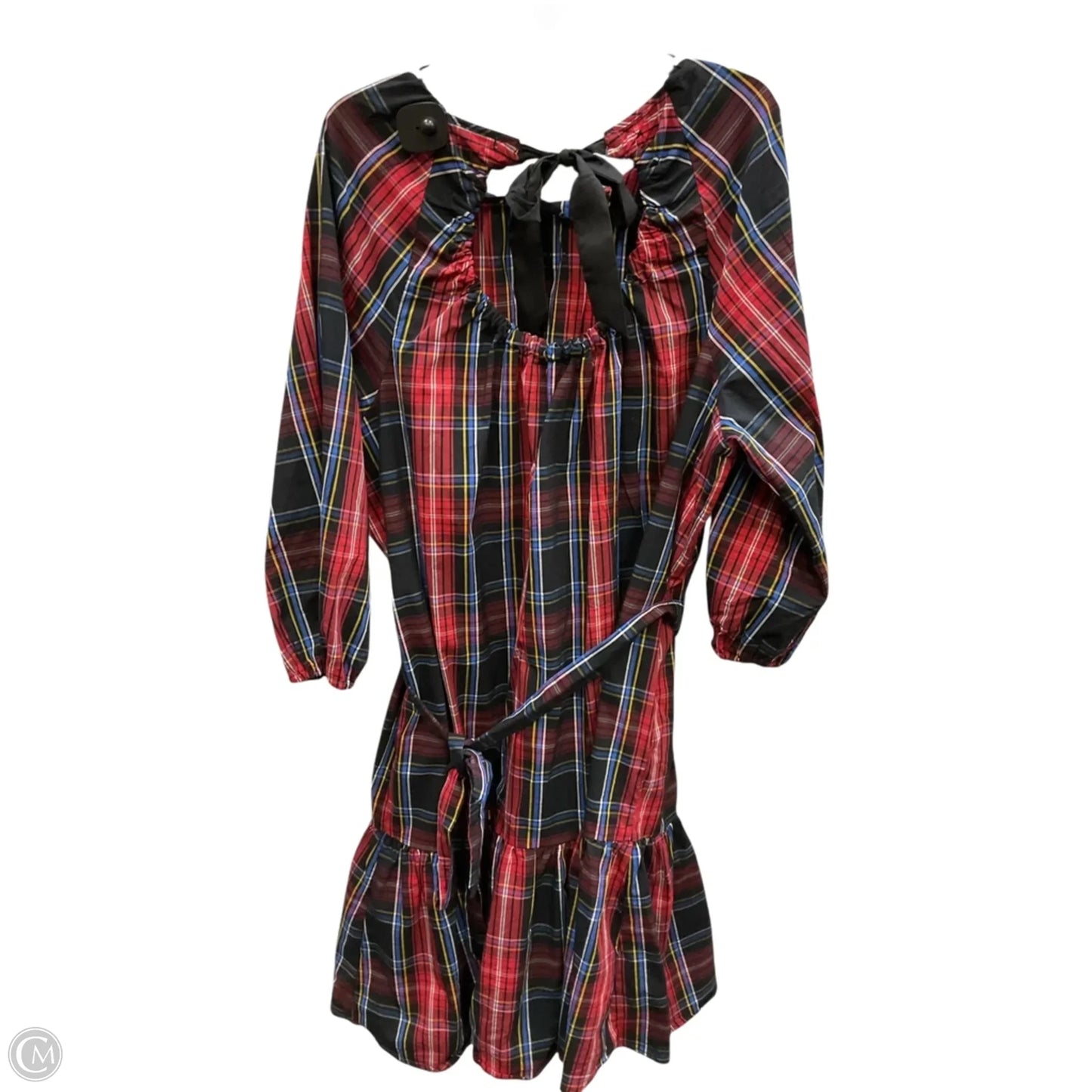 Dress Party Midi By Draper James In Plaid Pattern, Size: Xxl