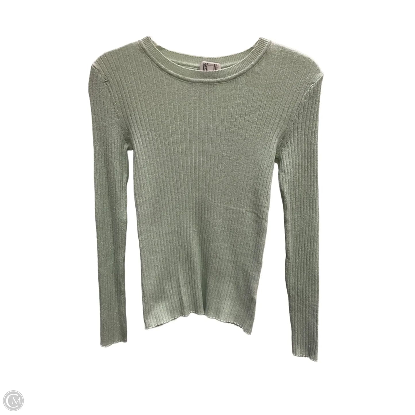 Top Long Sleeve By Nine West In Green, Size: Xs