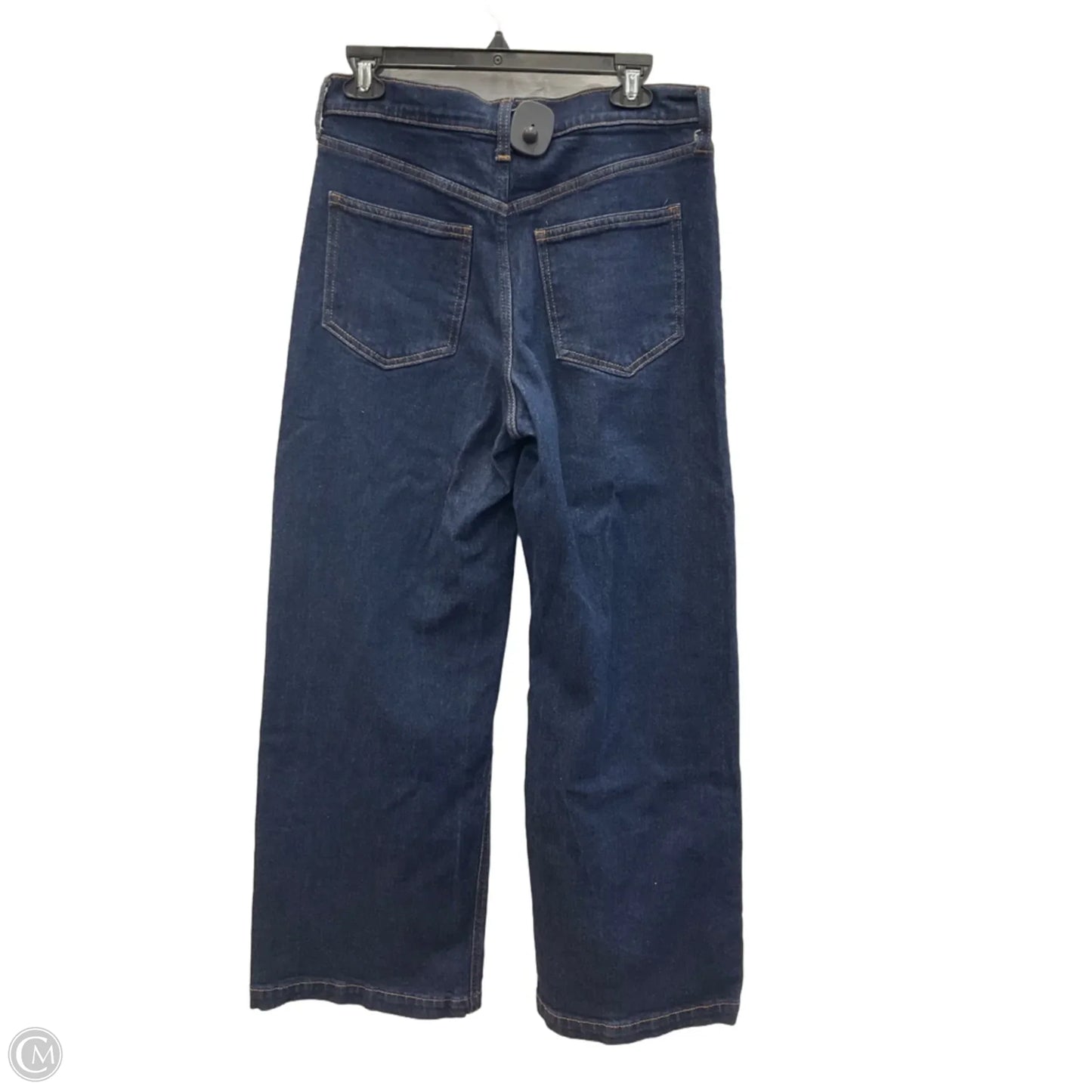 Jeans Wide Leg By Gap In Blue Denim, Size: 8