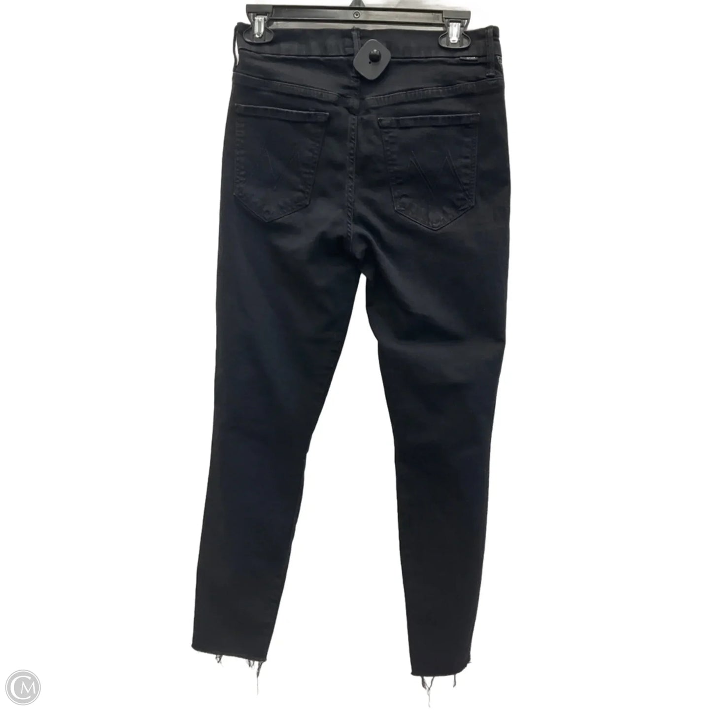 Jeans Skinny By Mother In Black Denim, Size: 6