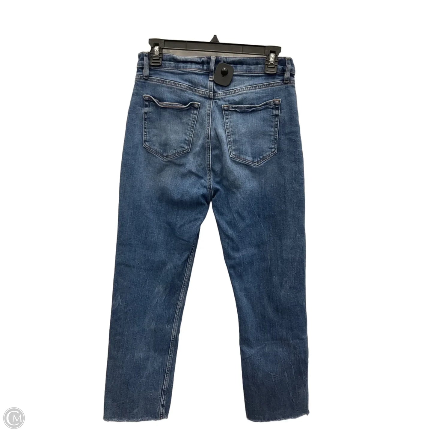 Jeans Straight By Loft In Blue Denim, Size: 4