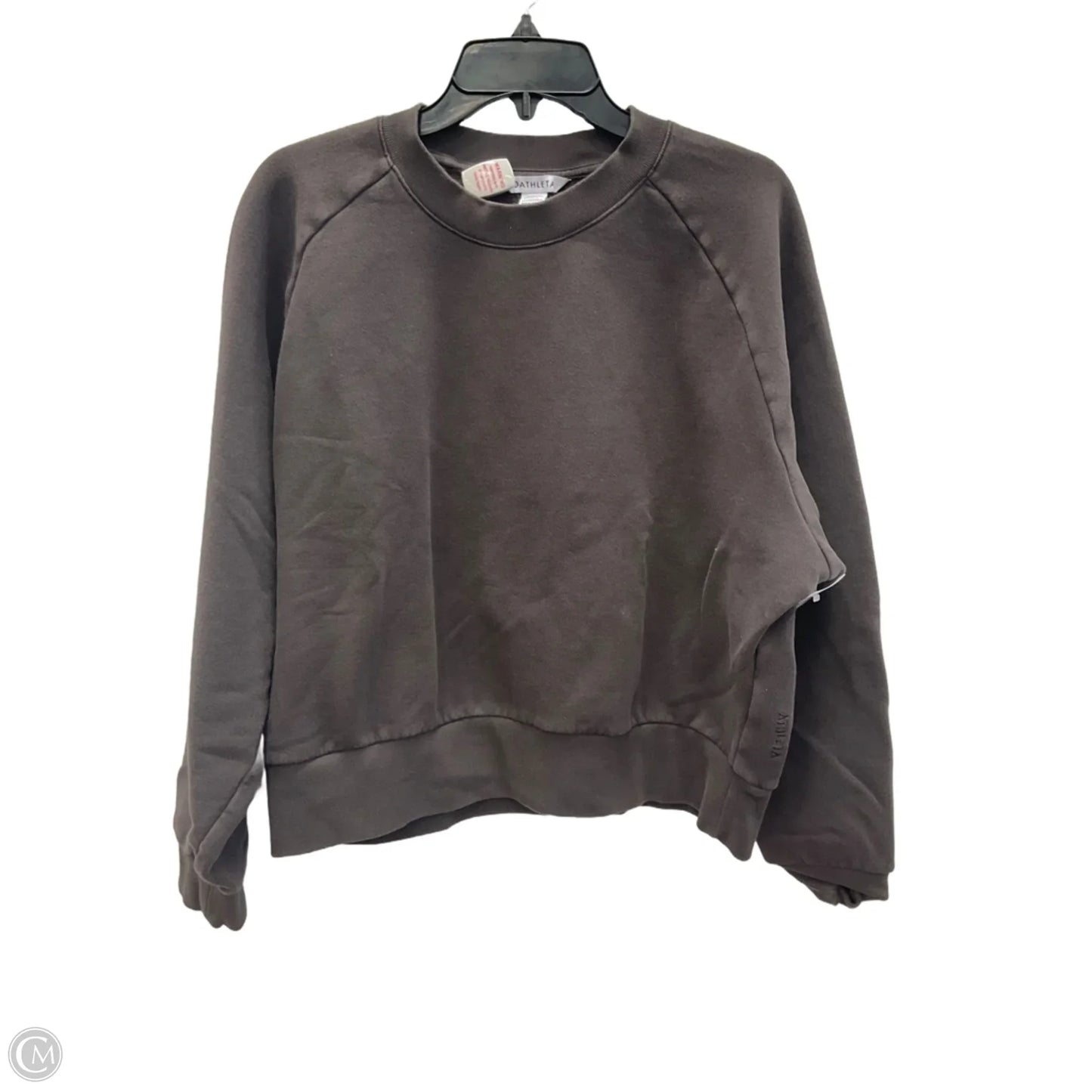 Athletic Sweatshirt Crewneck By Athleta In Brown, Size: L