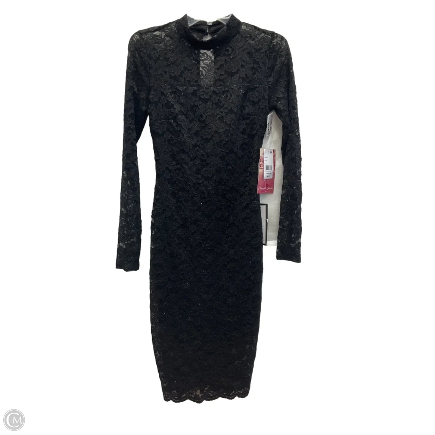 Dress Party Midi By Clothes Mentor In Black, Size: M