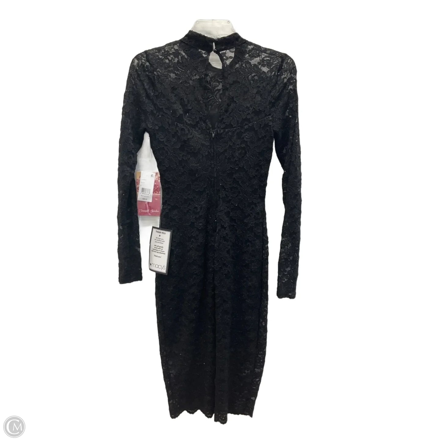 Dress Party Midi By Clothes Mentor In Black, Size: M