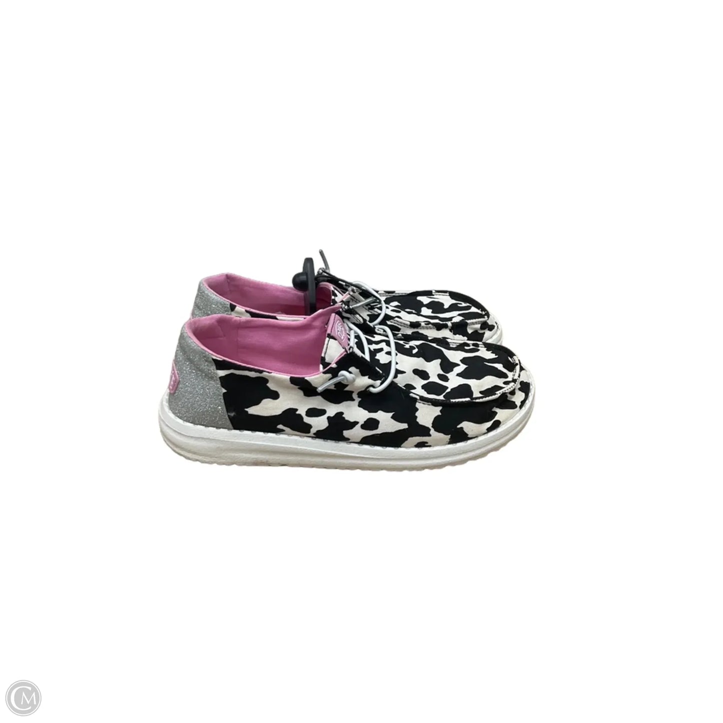 Shoes Flats By Hey Dude In Animal Print, Size: 8