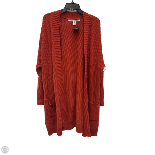 Cardigan By Max Studio In Orange, Size: 2x