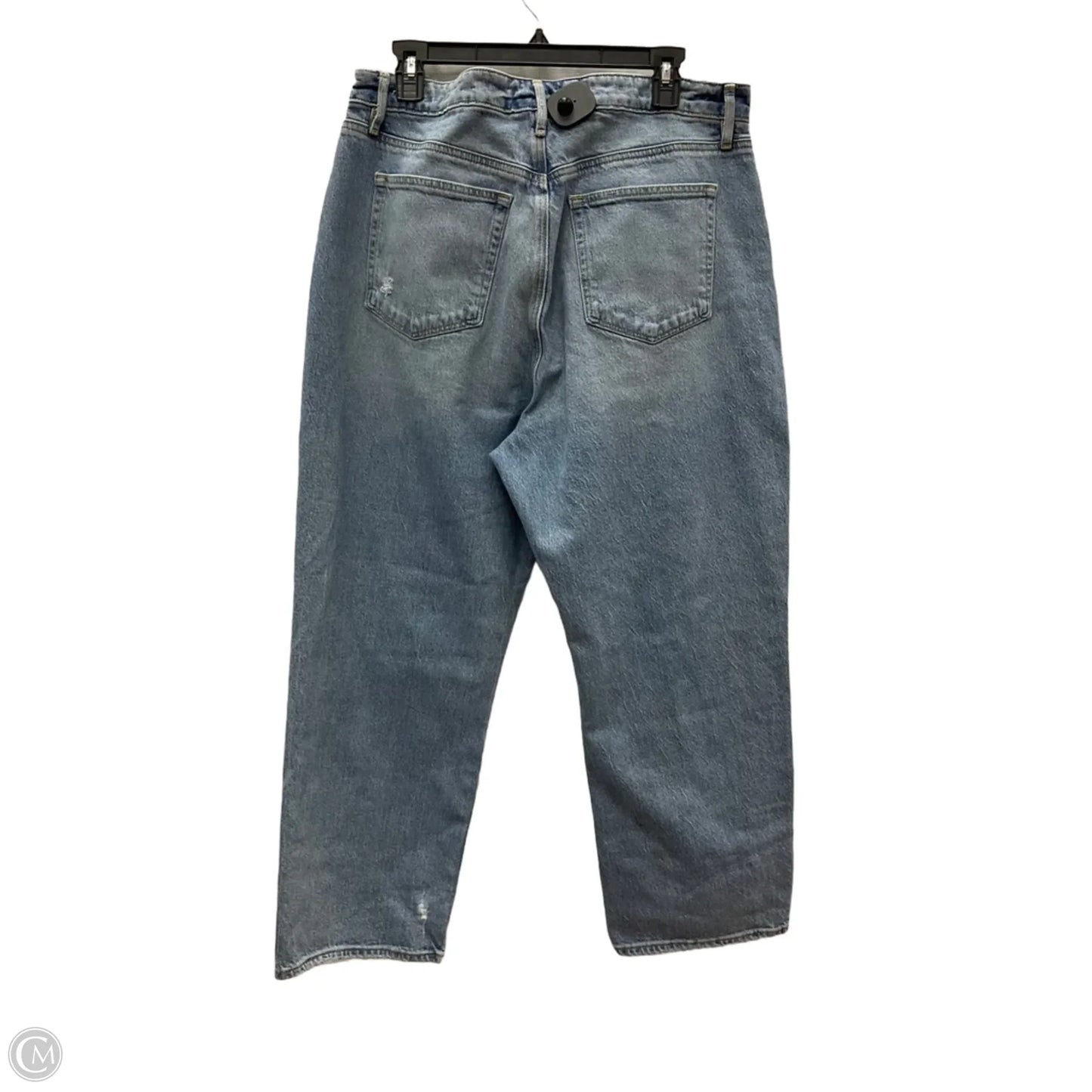 Jeans Straight By Loft In Blue Denim, Size: 12