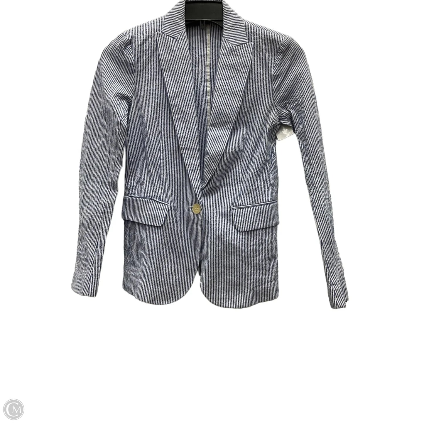 Blazer By Theory In Striped Pattern, Size: 2