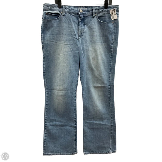 Jeans Boot Cut By Relativity In Blue Denim, Size: 14