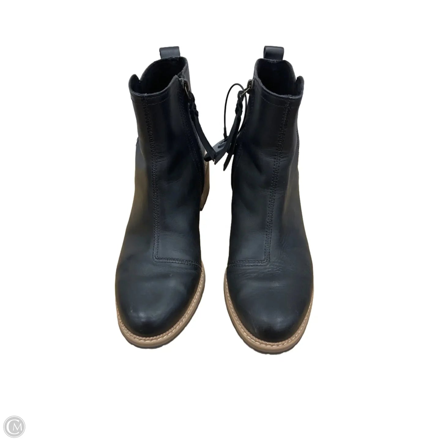 Boots Ankle Flats By Toms In Black, Size: 9