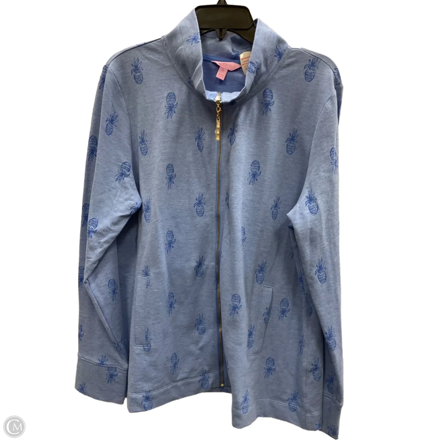 Jacket Designer By Lilly Pulitzer In Blue, Size: Xl