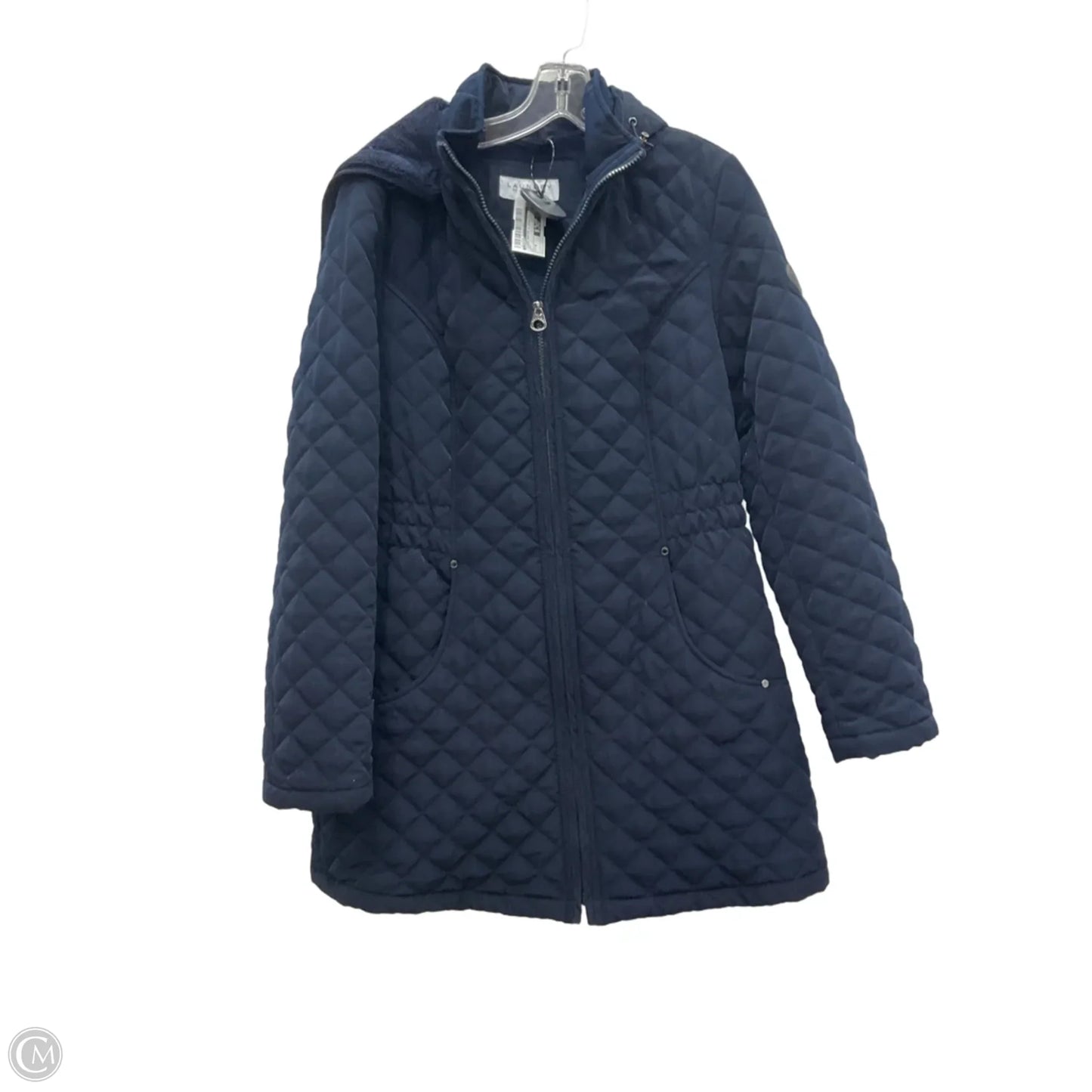 Jacket Puffer & Quilted By Laundry In Navy, Size: M