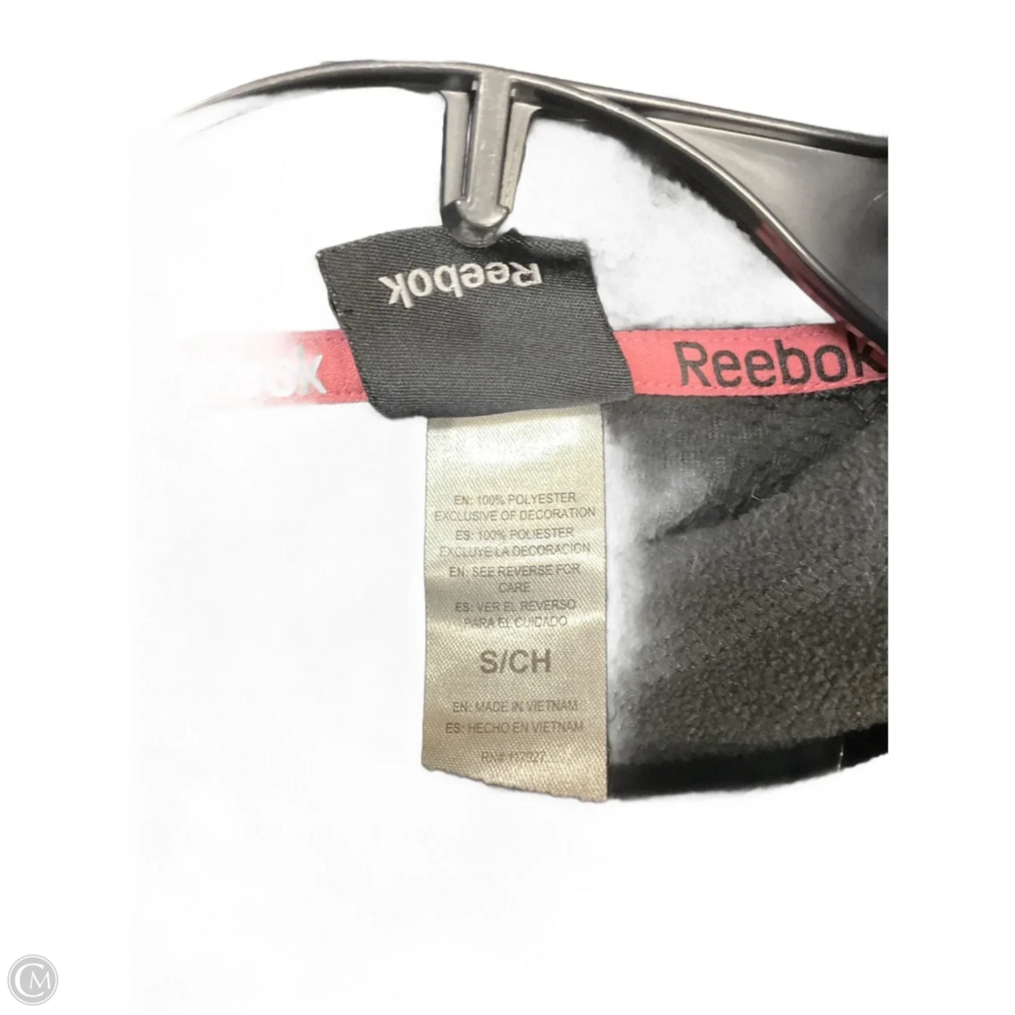 Athletic Sweatshirt Hoodie By Reebok In Black, Size: Sp