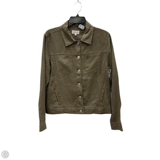 Blouse Long Sleeve By Thread And Supply In Green, Size: S