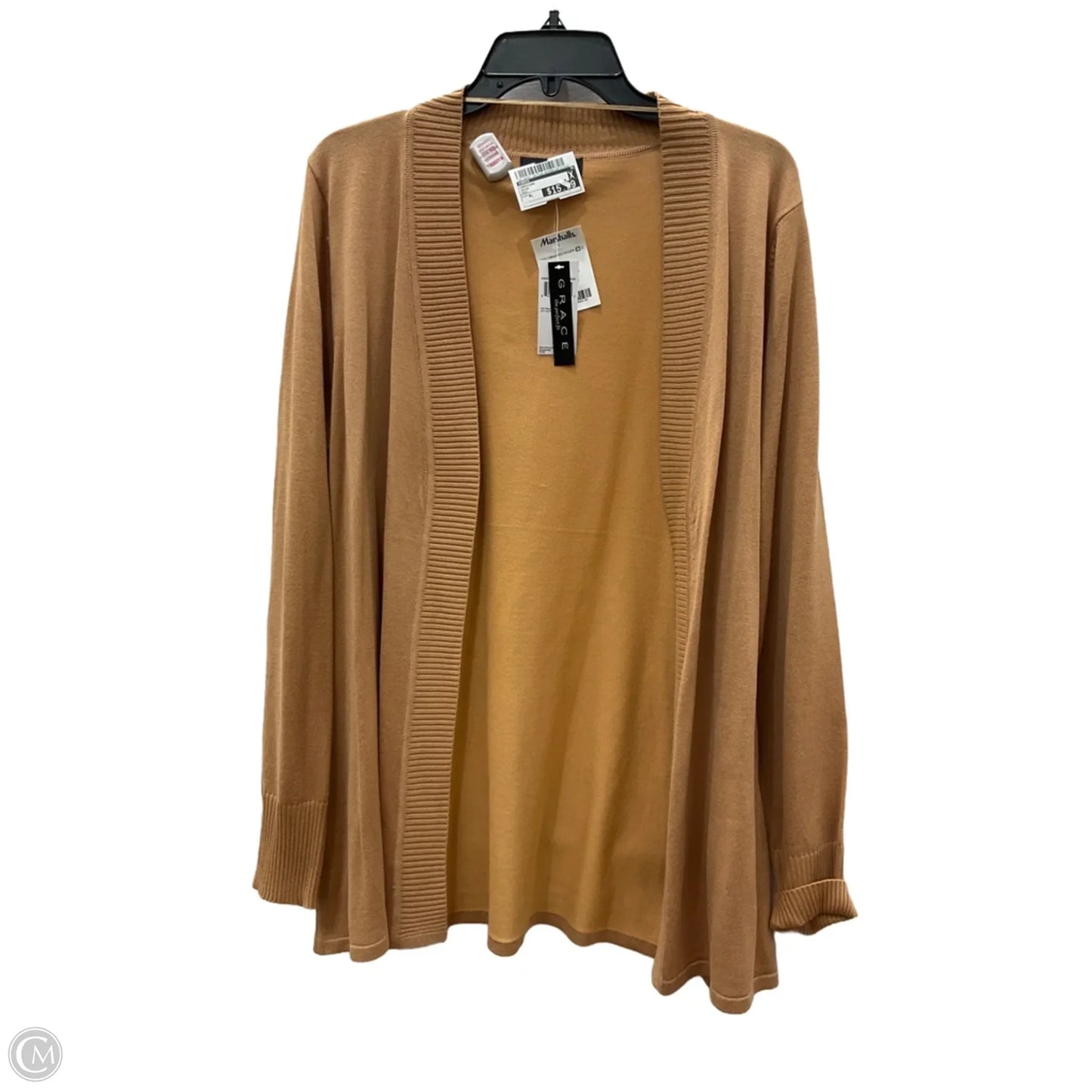 Cardigan By Grace In Brown, Size: Xl