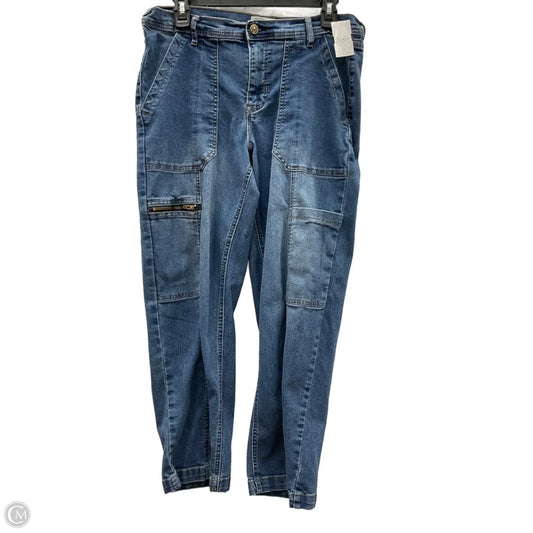 Jeans Wide Leg By Nicole Miller In Blue Denim, Size: 6