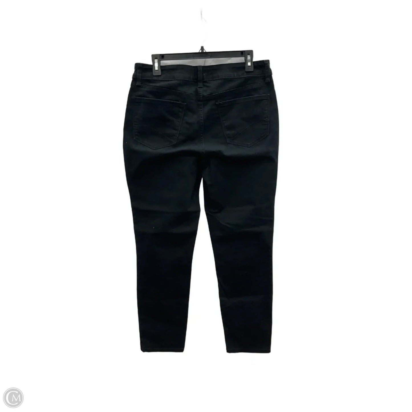 Jeans Straight By Not Your Daughters Jeans In Black Denim, Size: 12