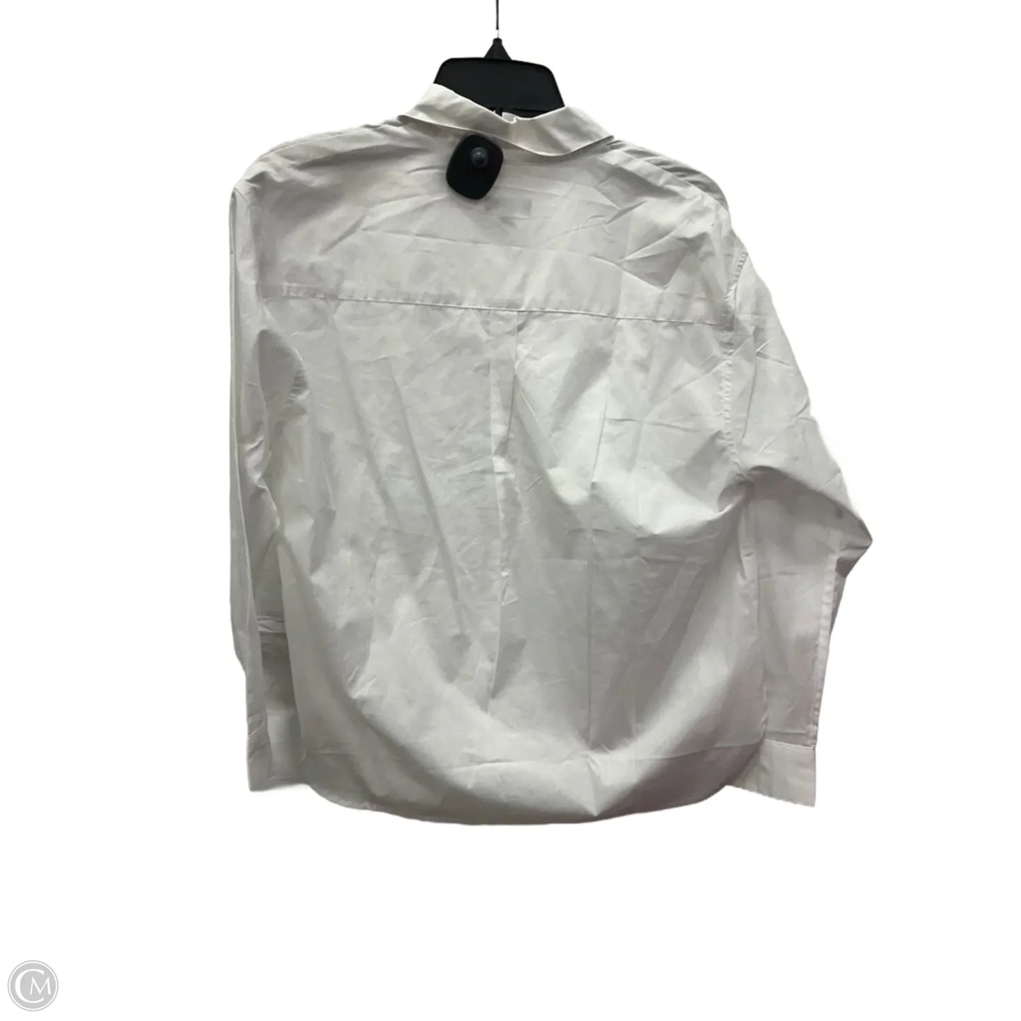 Blouse Long Sleeve By Talbots In White, Size: Sp