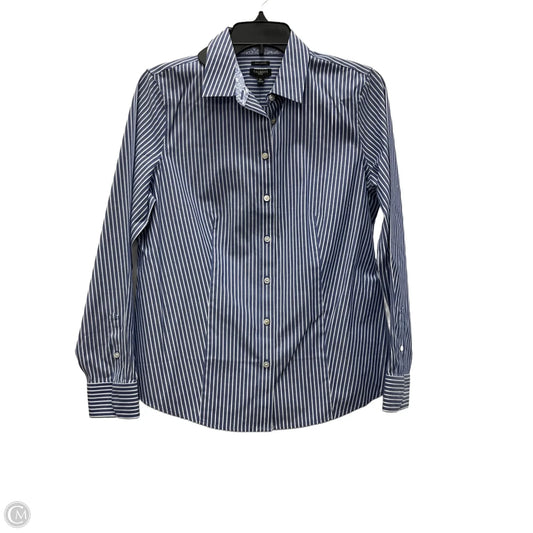 Blouse Long Sleeve By Talbots In Blue, Size: M