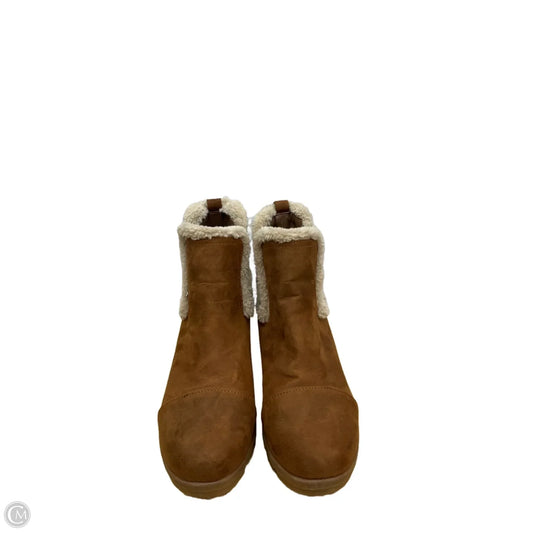 Boots Ankle Heels By Maurices In Brown, Size: 8
