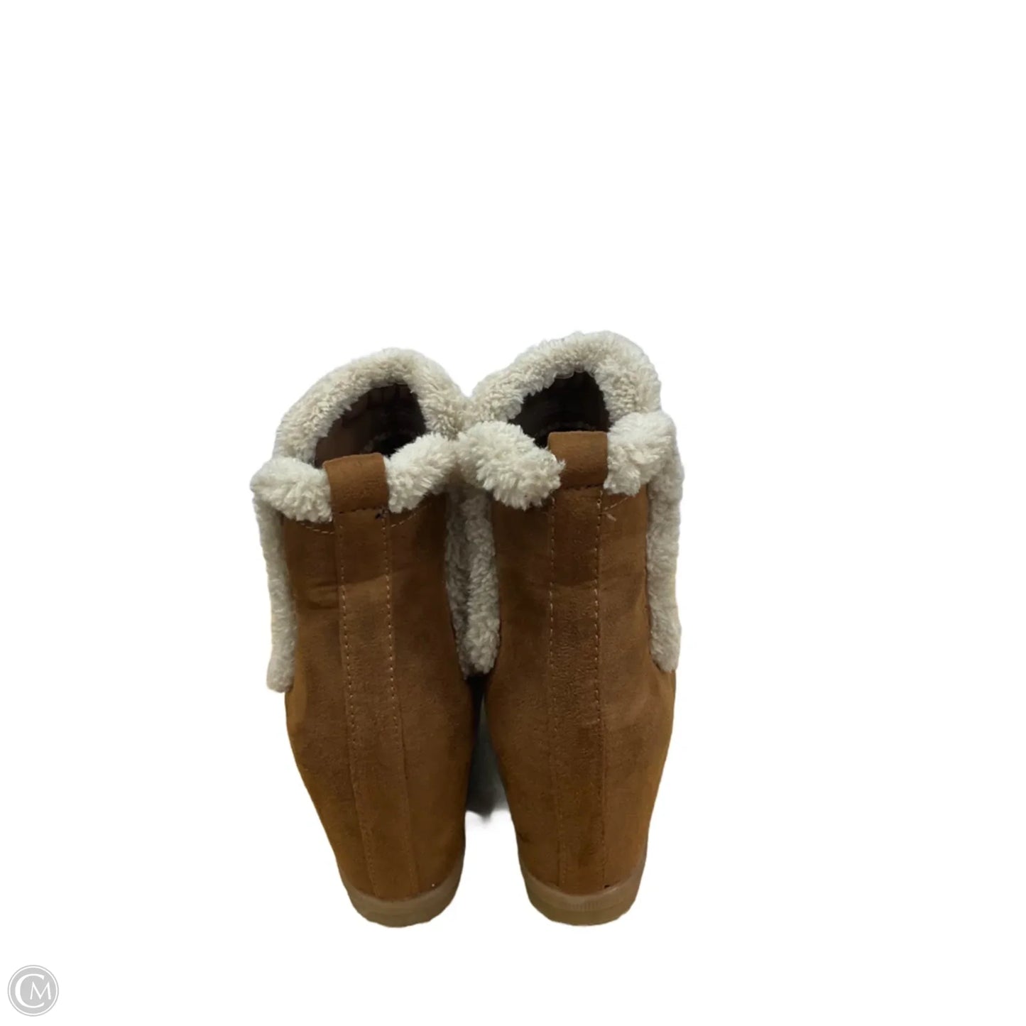 Boots Ankle Heels By Maurices In Brown, Size: 8