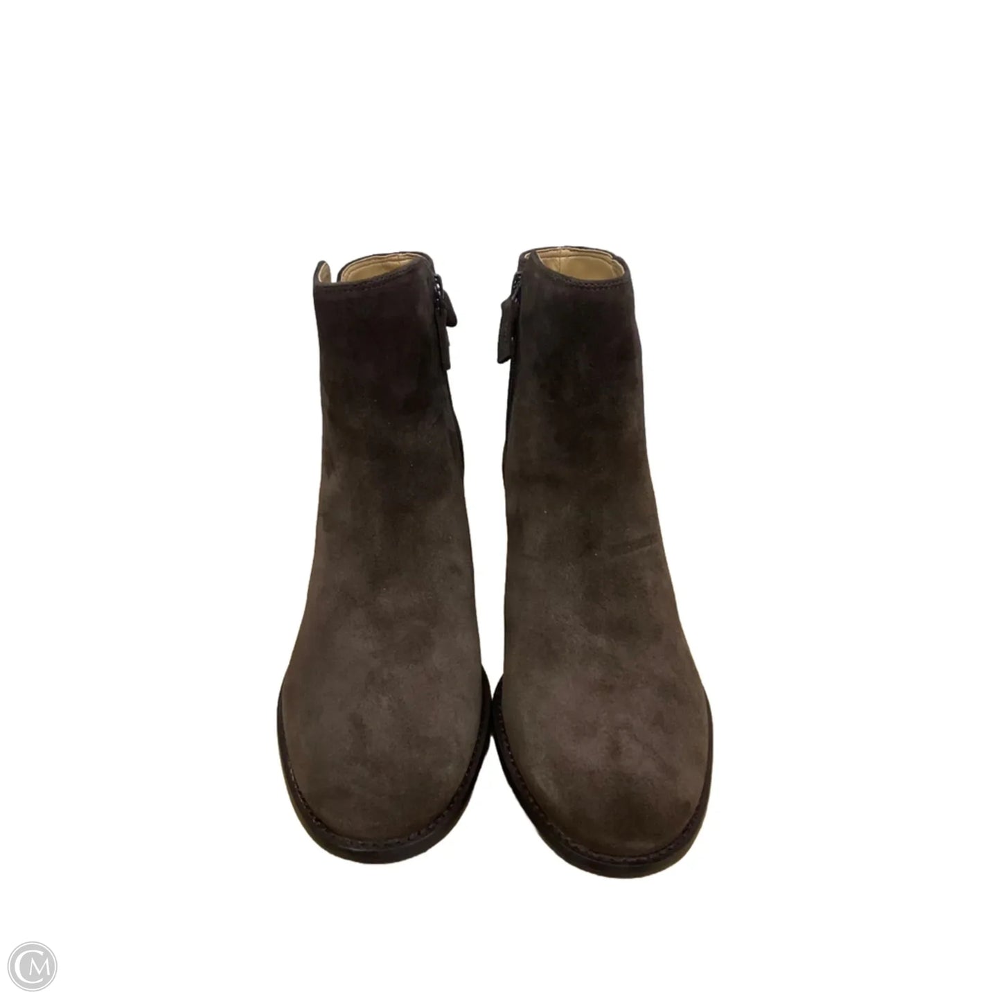 Boots Ankle Flats By Talbots In Brown, Size: 8.5