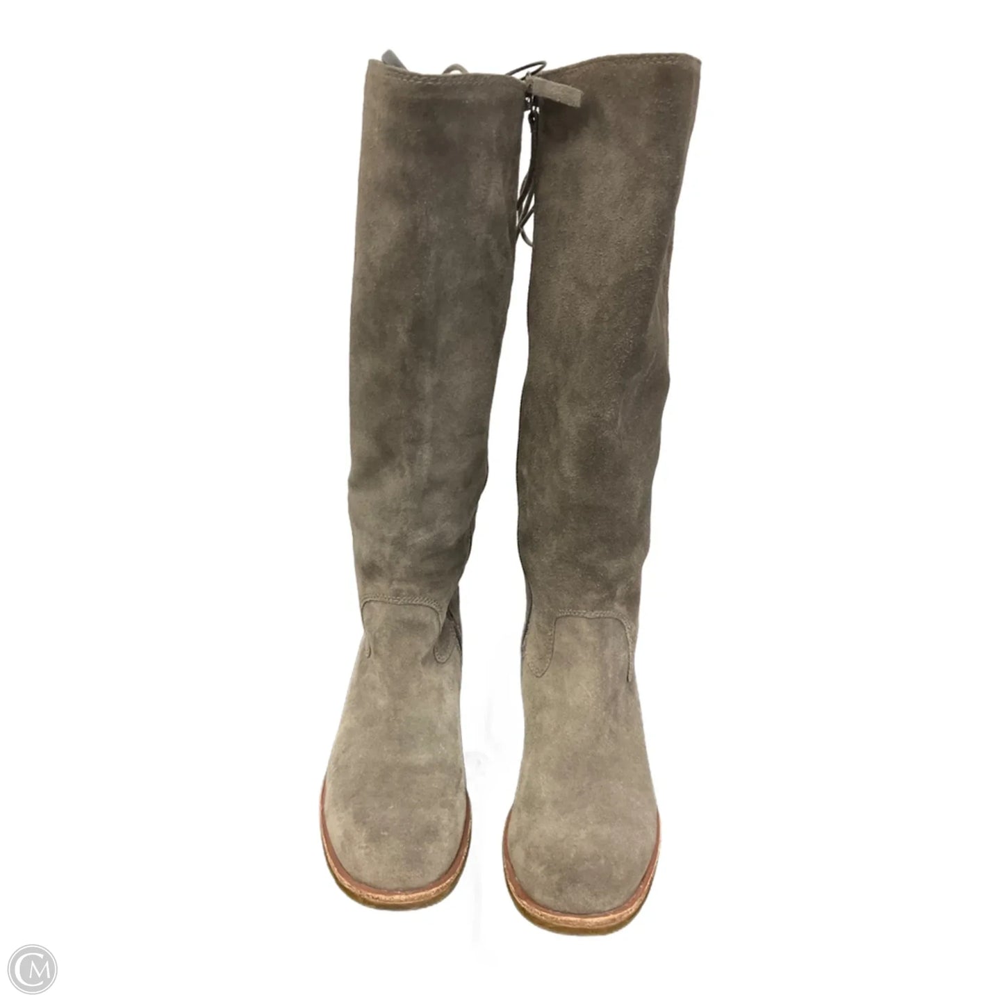 Boots Knee Flats By Sofft In Taupe, Size: 7