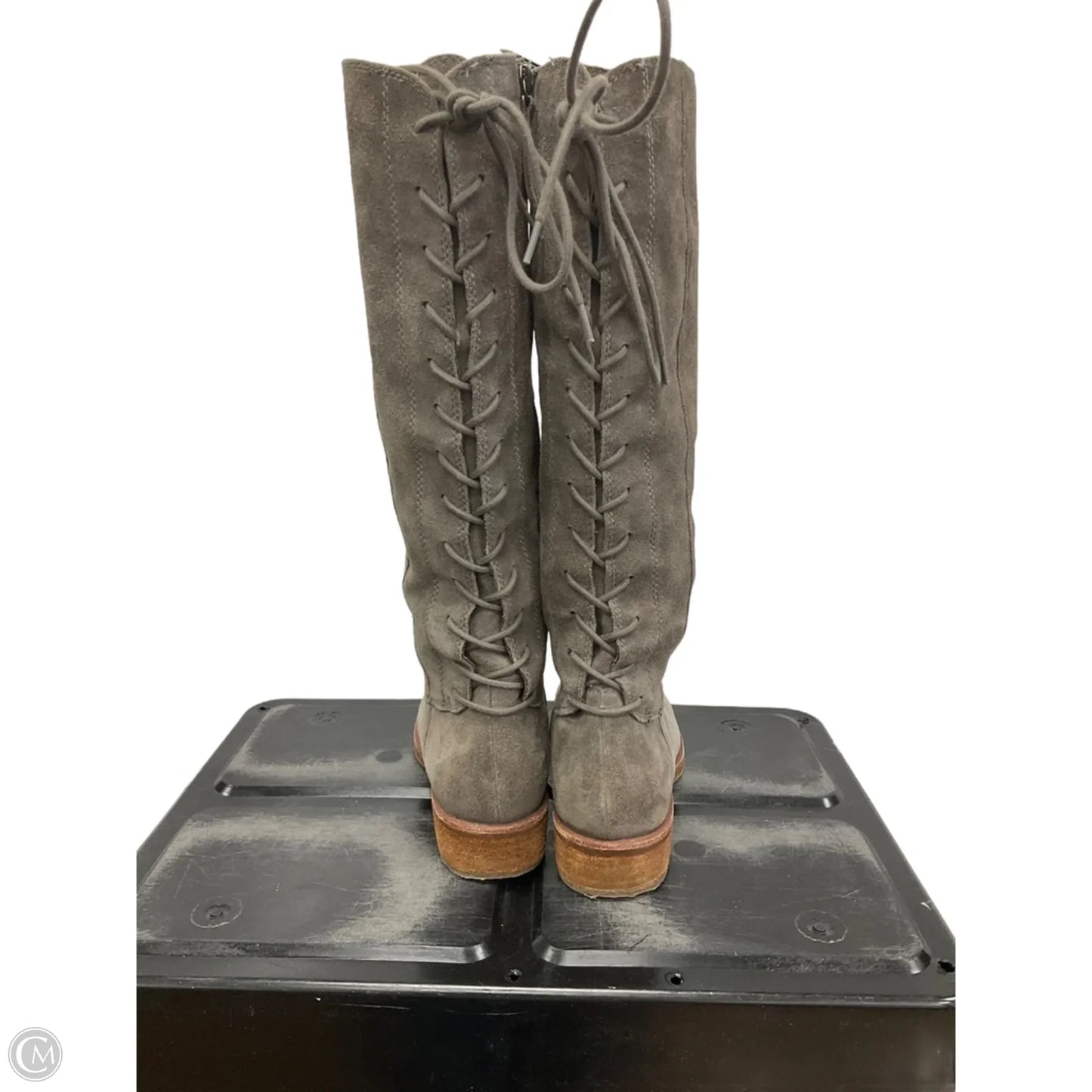 Boots Knee Flats By Sofft In Taupe, Size: 7