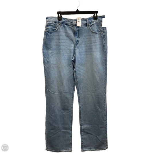 Jeans Wide Leg By Loft In Blue Denim, Size: 10