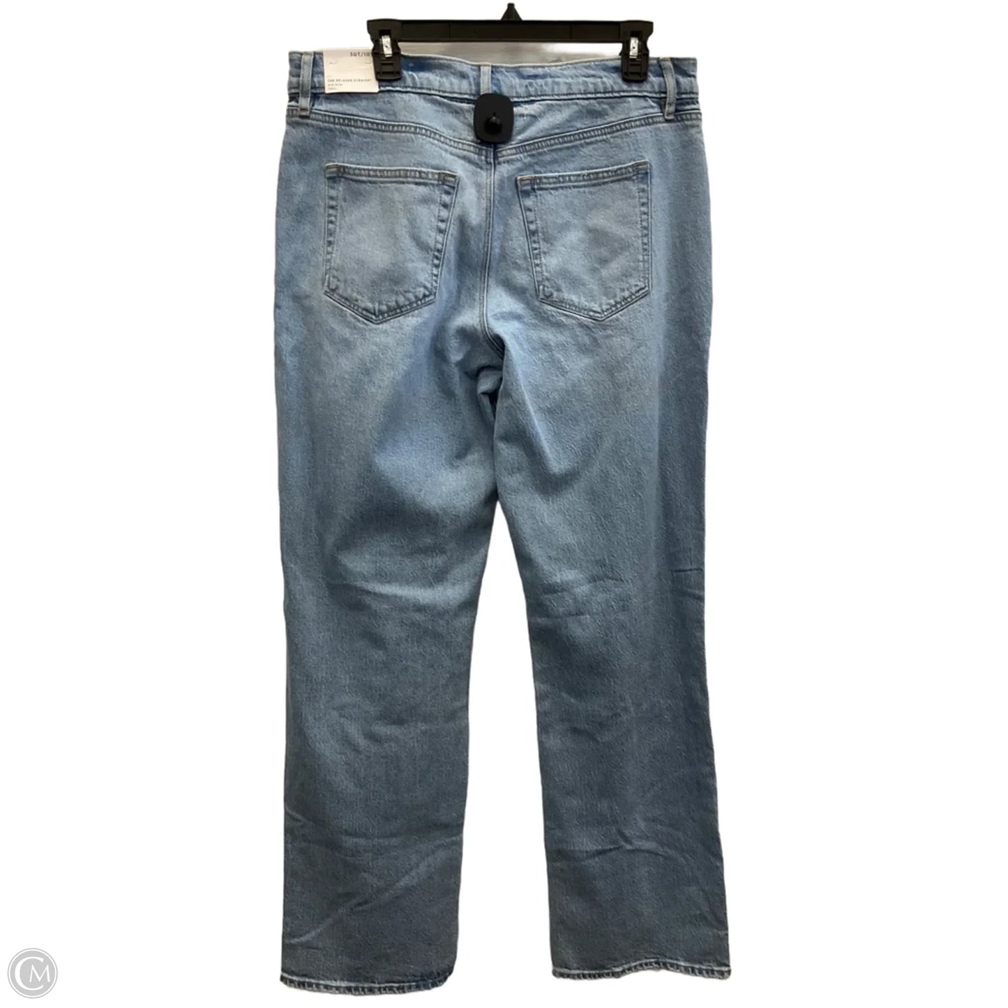 Jeans Wide Leg By Loft In Blue Denim, Size: 10