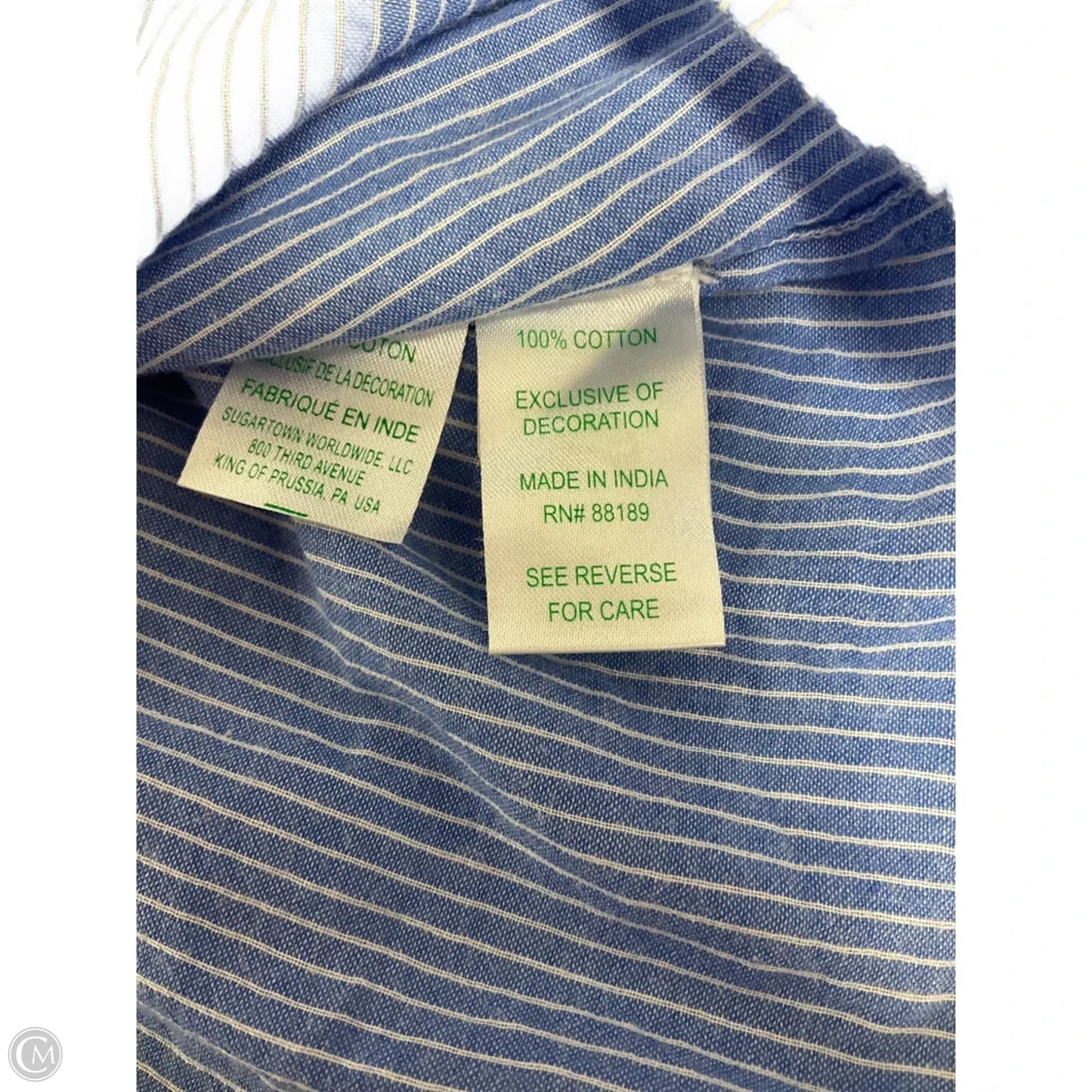 Top Long Sleeve Designer By Lilly Pulitzer In Striped Pattern, Size: Xxs