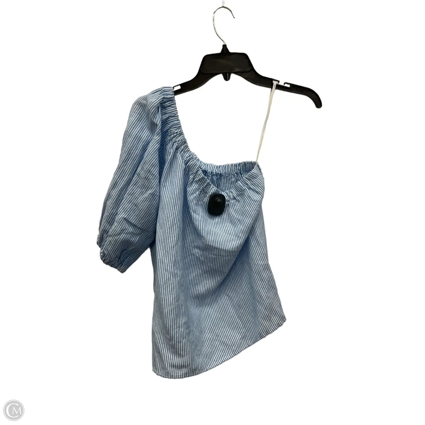 Top 3/4 Sleeve By Loft In Striped Pattern, Size: Xsp