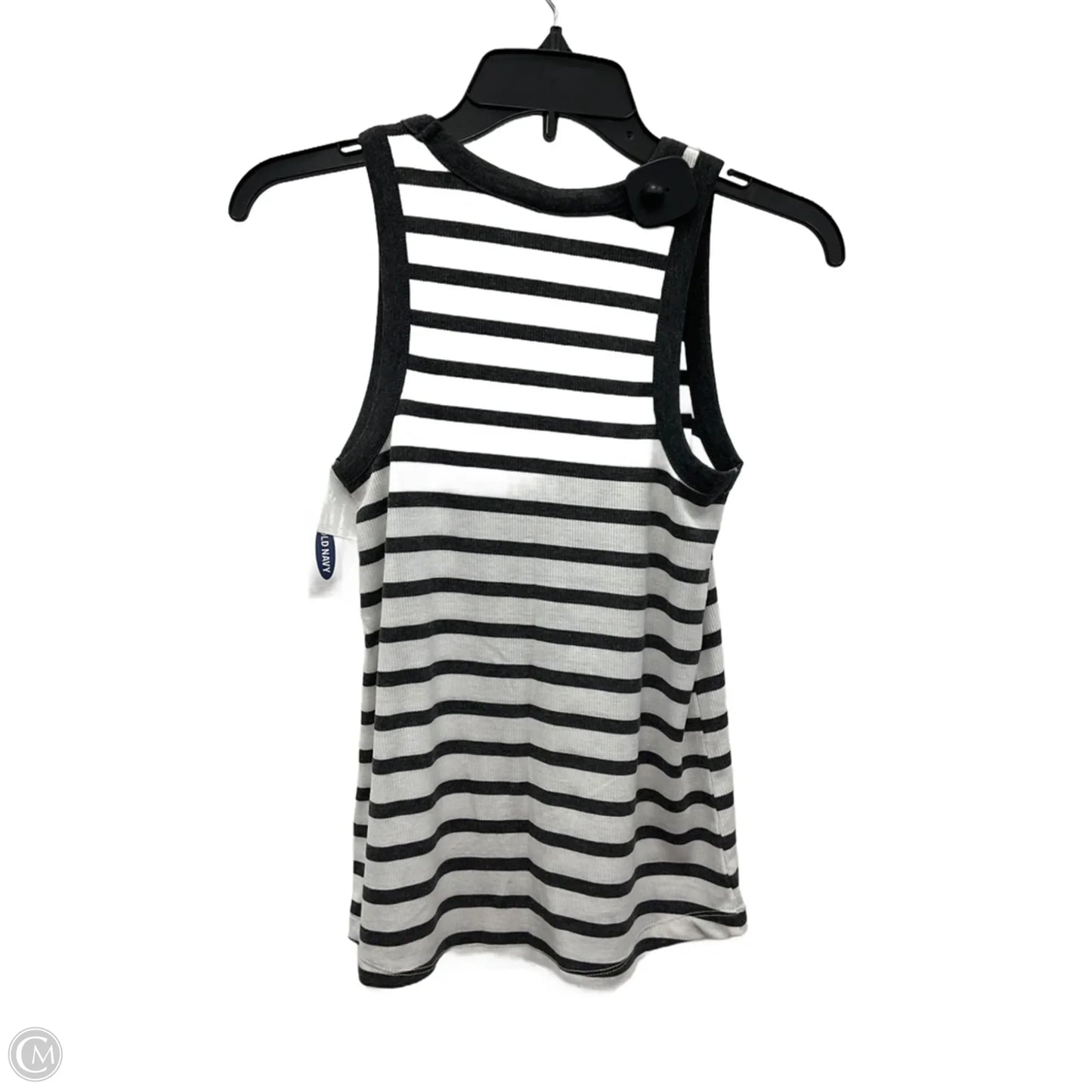 Top Sleeveless Basic By Old Navy In Striped Pattern, Size: S