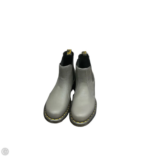 Boots Ankle Flats By Dr Martens In Grey, Size: 8