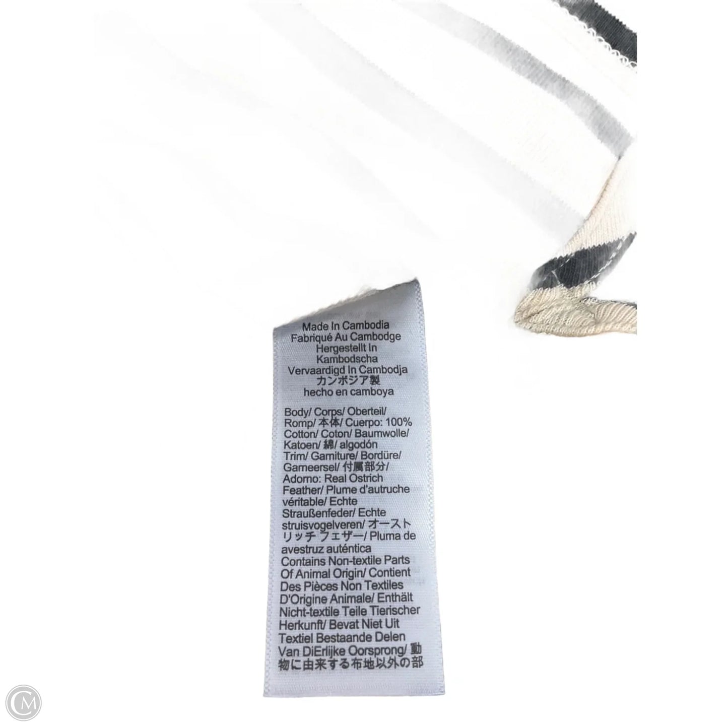 Top Long Sleeve By J. Crew In Striped Pattern, Size: M