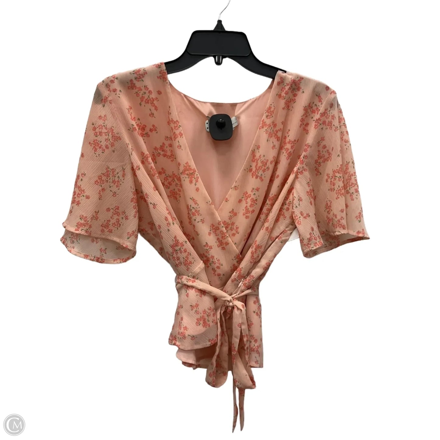 Top Short Sleeve By Loft In Orange, Size: 12p