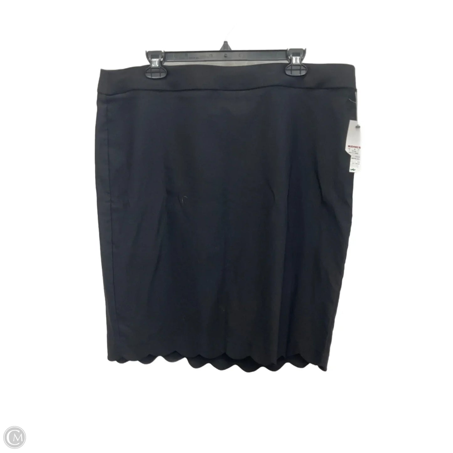 Skirt Midi By Elle In Black, Size: Xxl