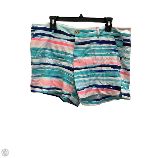 Shorts Designer By Lilly Pulitzer In Blue & Pink, Size: 16l