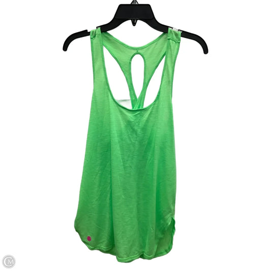 Top Sleeveless Designer By Lilly Pulitzer In Green, Size: L
