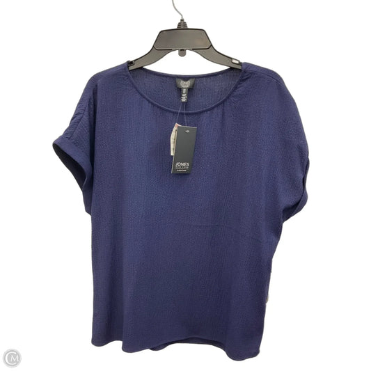 Top Sleeveless By Jones New York In Blue, Size: L