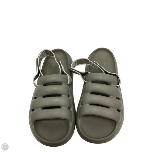 Sandals Designer By Ugg In Green, Size: 9