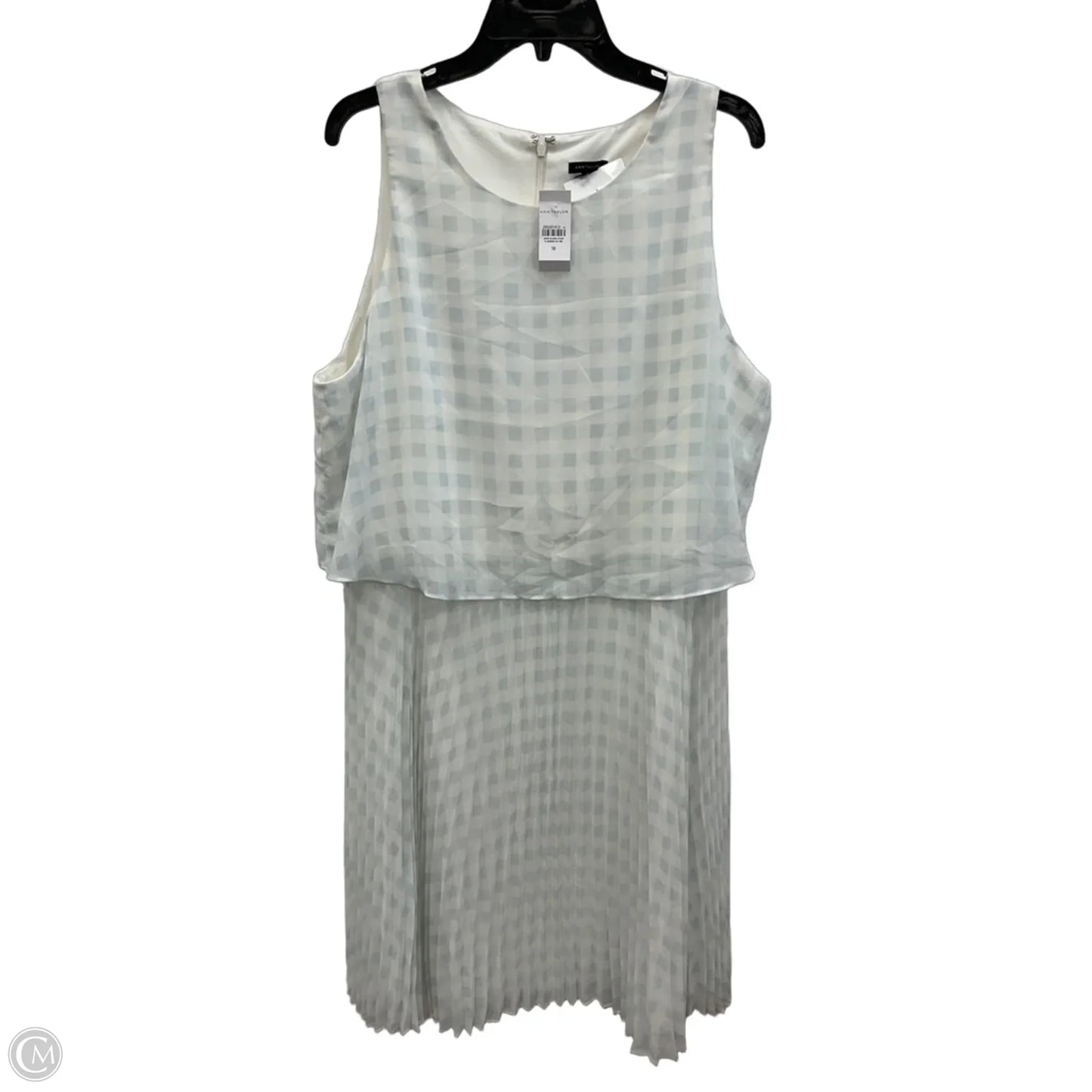 Dress Casual Maxi By Talbots In Checkered Pattern, Size: 18